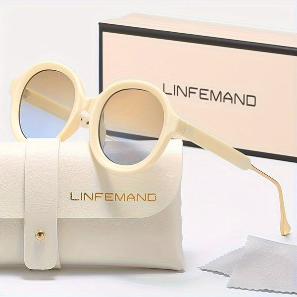 LINFEMAND RETRO ROUND MULTI-LENS GLASSES