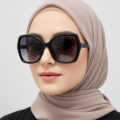 LINFEMAND GOLD PINK CAT EYE SUNGLASSES - FQ2250-z