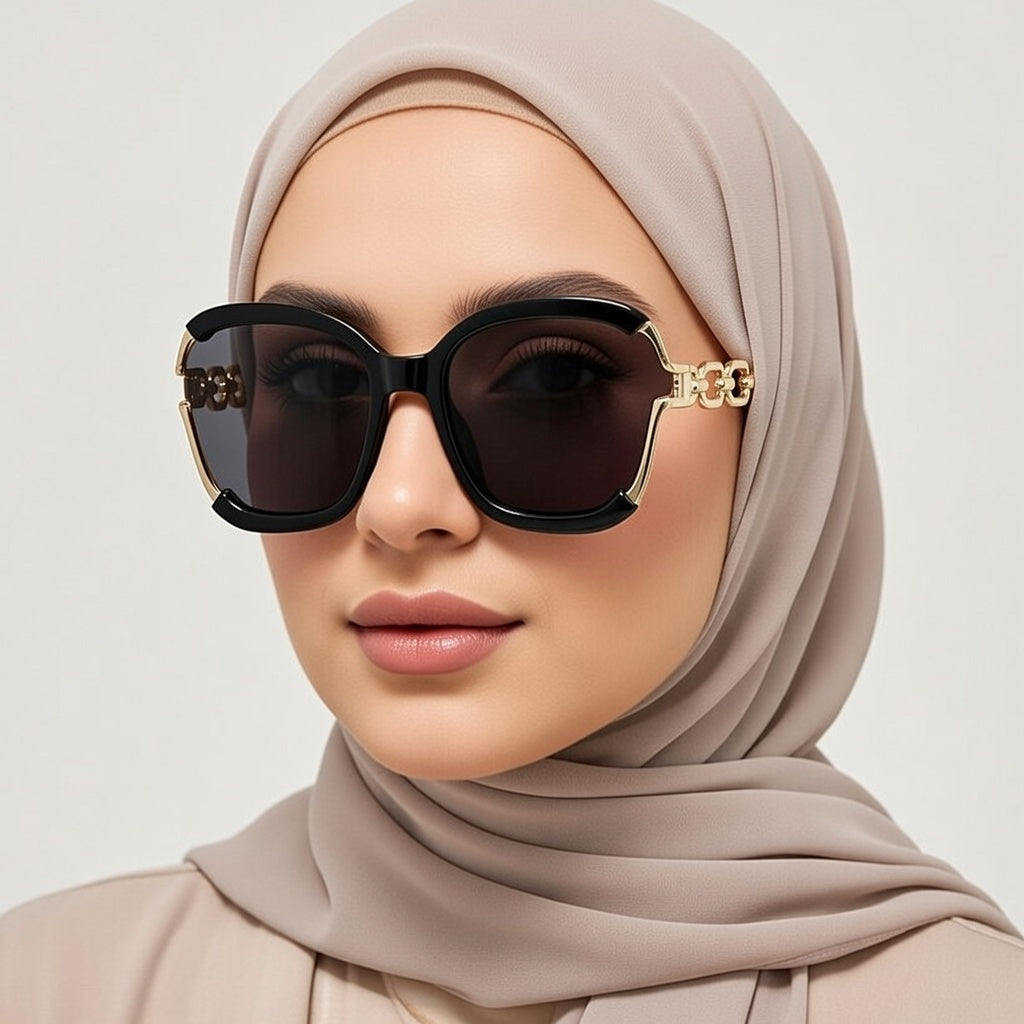 LINFEMAND WOMEN’S LARGE FRAME SUNGLASSES