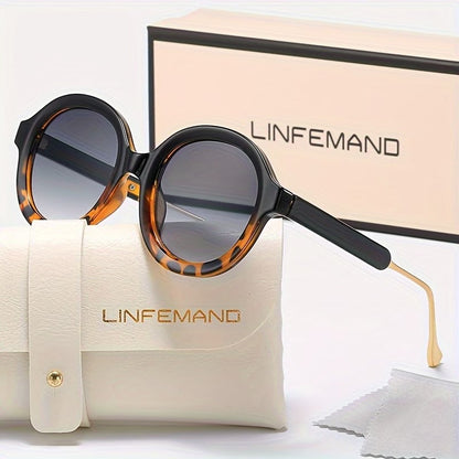 LINFEMAND RETRO ROUND MULTI-LENS GLASSES