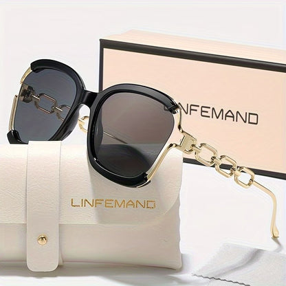 LINFEMAND WOMEN’S LARGE FRAME SUNGLASSES