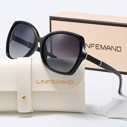LINFEMAND GOLD PINK CAT EYE SUNGLASSES - FQ2250-z