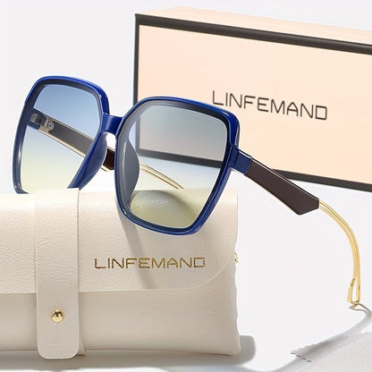 LINFEMAND POLYGON GRADIENT FESTIVAL SUNGLASSES - KF103026