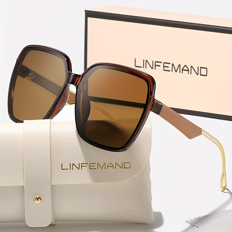 LINFEMAND POLYGON GRADIENT FESTIVAL SUNGLASSES - KF103026