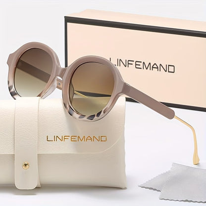 LINFEMAND RETRO ROUND MULTI-LENS GLASSES