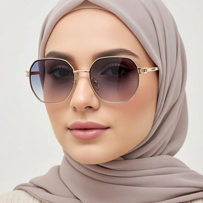 LINFEMAND WOMEN’S GEOMETRIC UV400 GLASSES