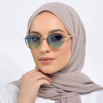 LINFEMAND CIRCULAR METAL SUNGLASSES - LH3256