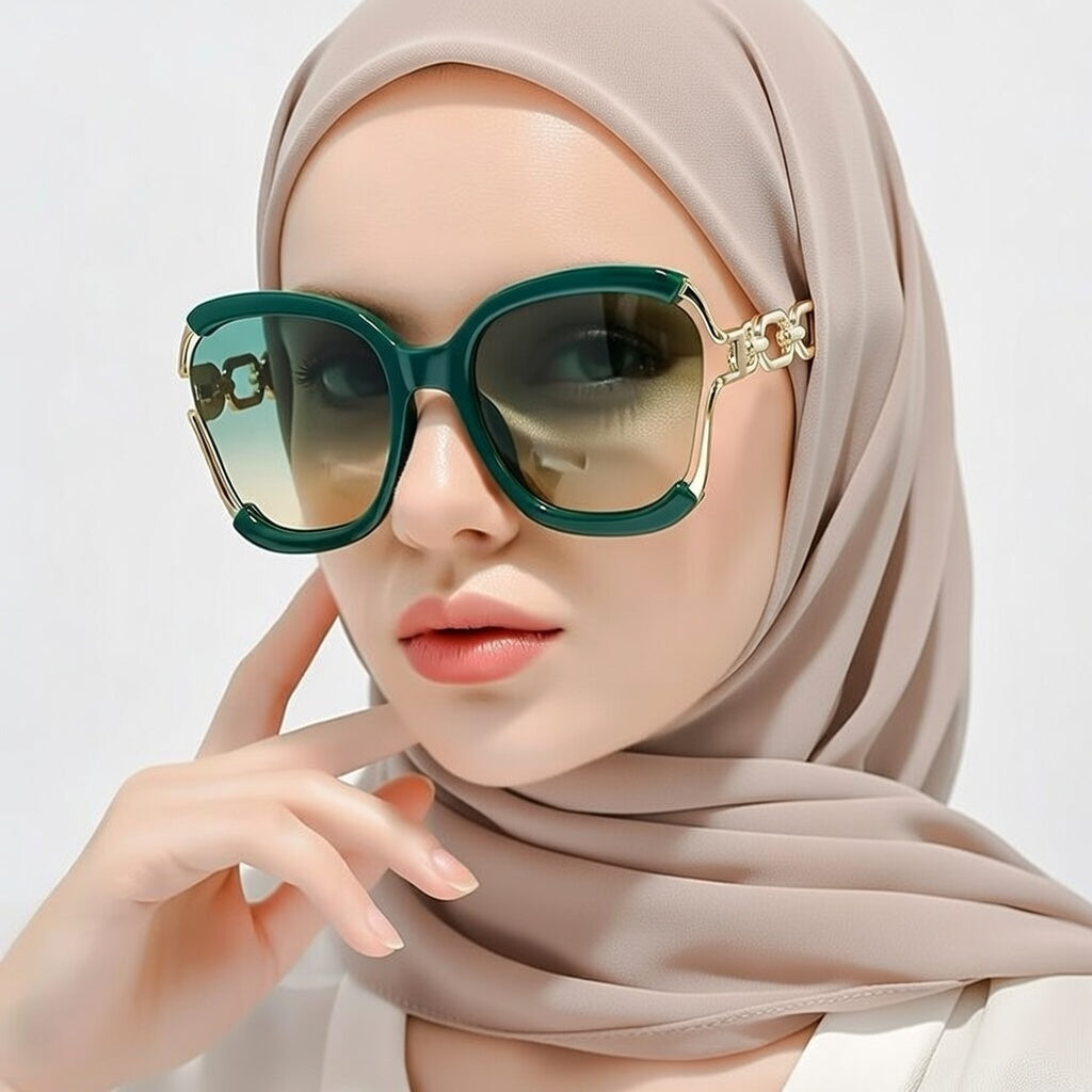 LINFEMAND WOMEN’S LARGE FRAME SUNGLASSES