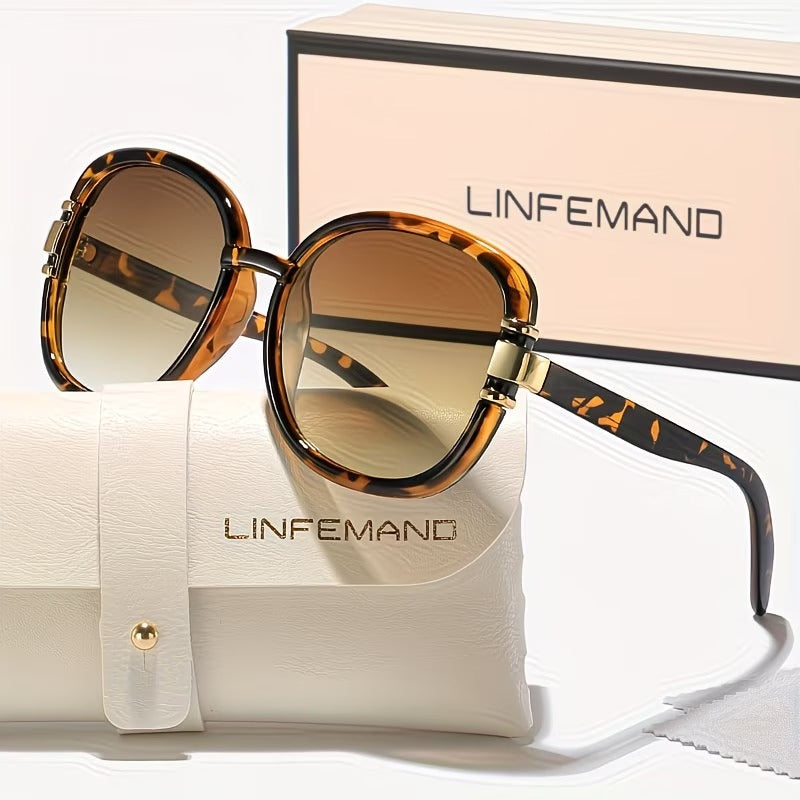 LINFEMAND OVERSIZED ELEGANT OVAL GLASSES