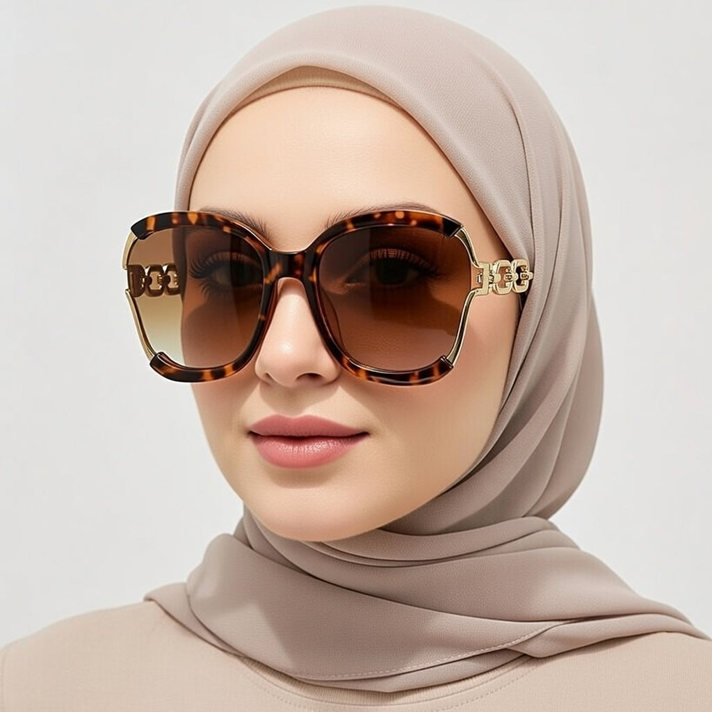 LINFEMAND WOMEN’S LARGE FRAME SUNGLASSES