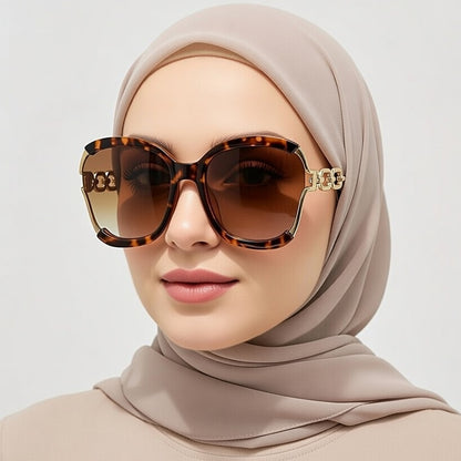 LINFEMAND WOMEN’S LARGE FRAME SUNGLASSES