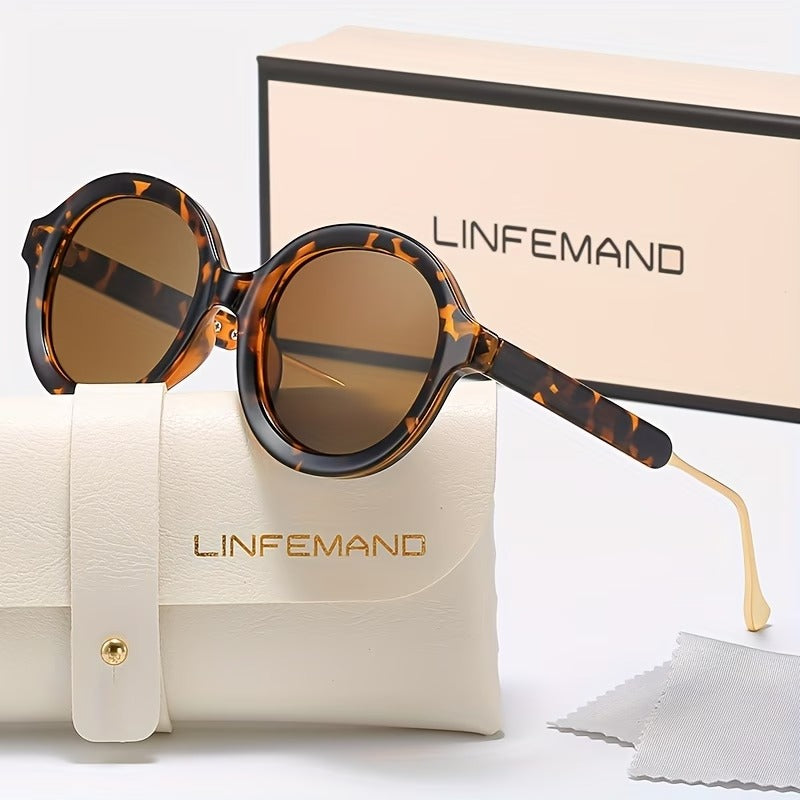 LINFEMAND RETRO ROUND MULTI-LENS GLASSES