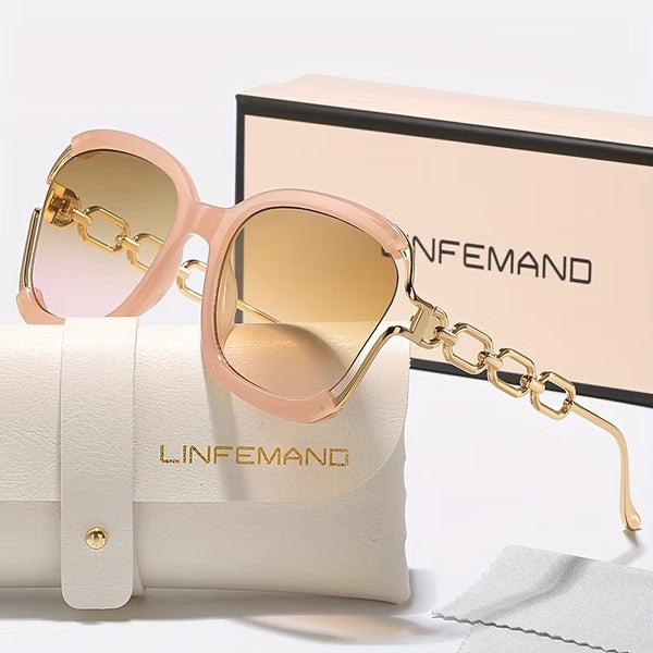 LINFEMAND WOMEN’S LARGE FRAME SUNGLASSES