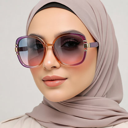 LINFEMAND OVERSIZED ELEGANT OVAL GLASSES