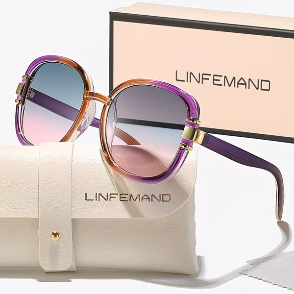 LINFEMAND OVERSIZED ELEGANT OVAL GLASSES