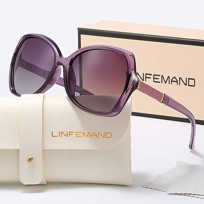 LINFEMAND GOLD PINK CAT EYE SUNGLASSES - FQ2250-z