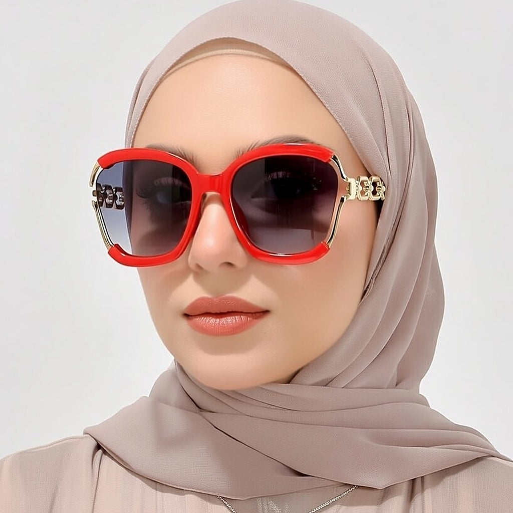 LINFEMAND WOMEN’S LARGE FRAME SUNGLASSES