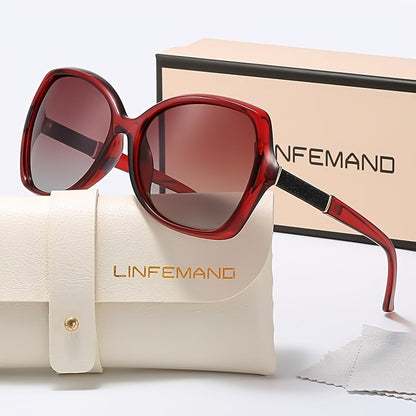 LINFEMAND GOLD PINK CAT EYE SUNGLASSES - FQ2250-z