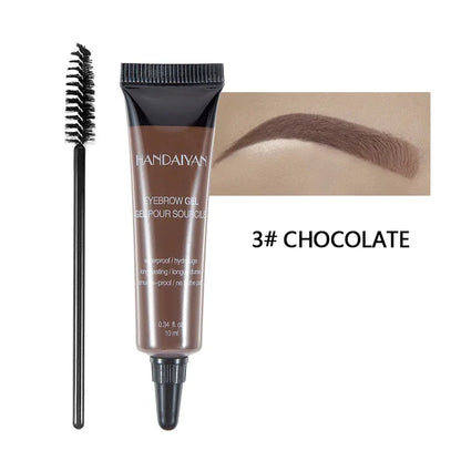10ML Long-Lasting Eyebrow Cream Enhancers Waterproof Natural Eye Brow Tinted Liquid Gel Cream Brow Makeup Cosmetics 6 Colors