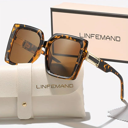 LINFEMAND Y2K JELLY COLOR BLOCK SUNGLASSES - LH3218