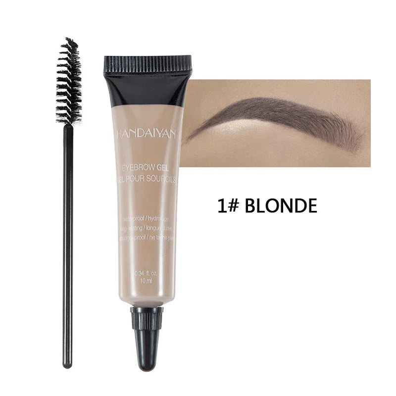 10ML Long-Lasting Eyebrow Cream Enhancers Waterproof Natural Eye Brow Tinted Liquid Gel Cream Brow Makeup Cosmetics 6 Colors