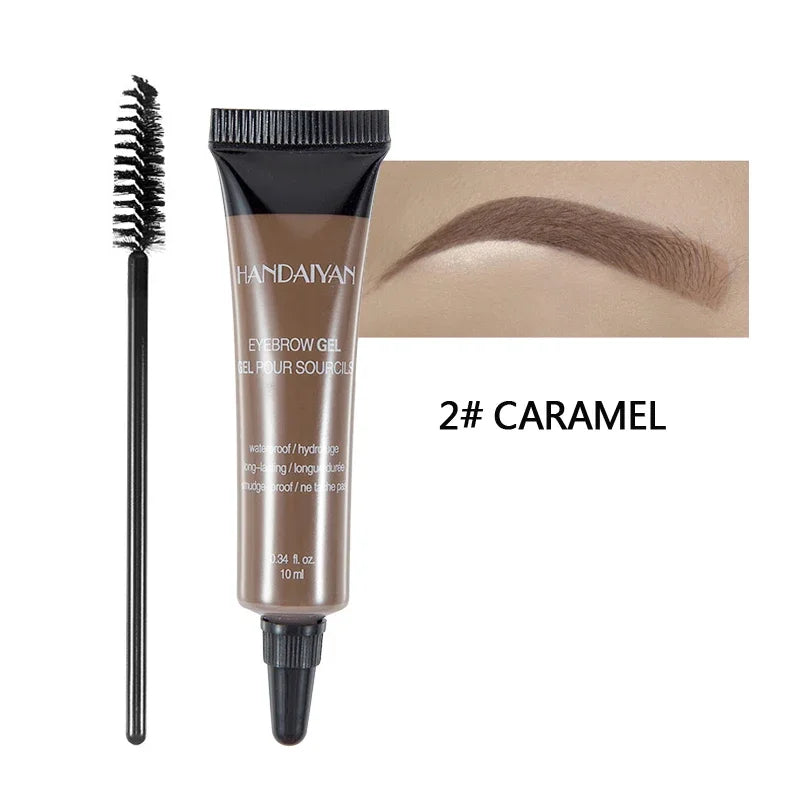 10ML Long-Lasting Eyebrow Cream Enhancers Waterproof Natural Eye Brow Tinted Liquid Gel Cream Brow Makeup Cosmetics 6 Colors