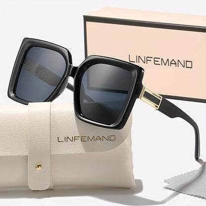 LINFEMAND Y2K JELLY COLOR BLOCK SUNGLASSES - LH3218