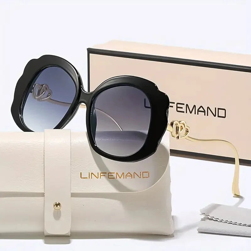 LINFEMAND LARGE BUTTERFLY UV400 SUNGLASSES -  NP3893502