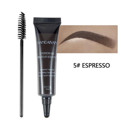 10ML Long-Lasting Eyebrow Cream Enhancers Waterproof Natural Eye Brow Tinted Liquid Gel Cream Brow Makeup Cosmetics 6 Colors