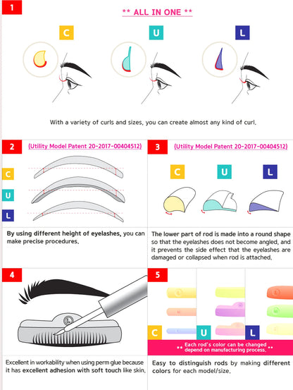 Korea Lomansa Updated Clear Lash Perm Adhesive Lash Lifting Glue for Eyelash Lift Perming Pestanas Adhesive Permania Liftlash