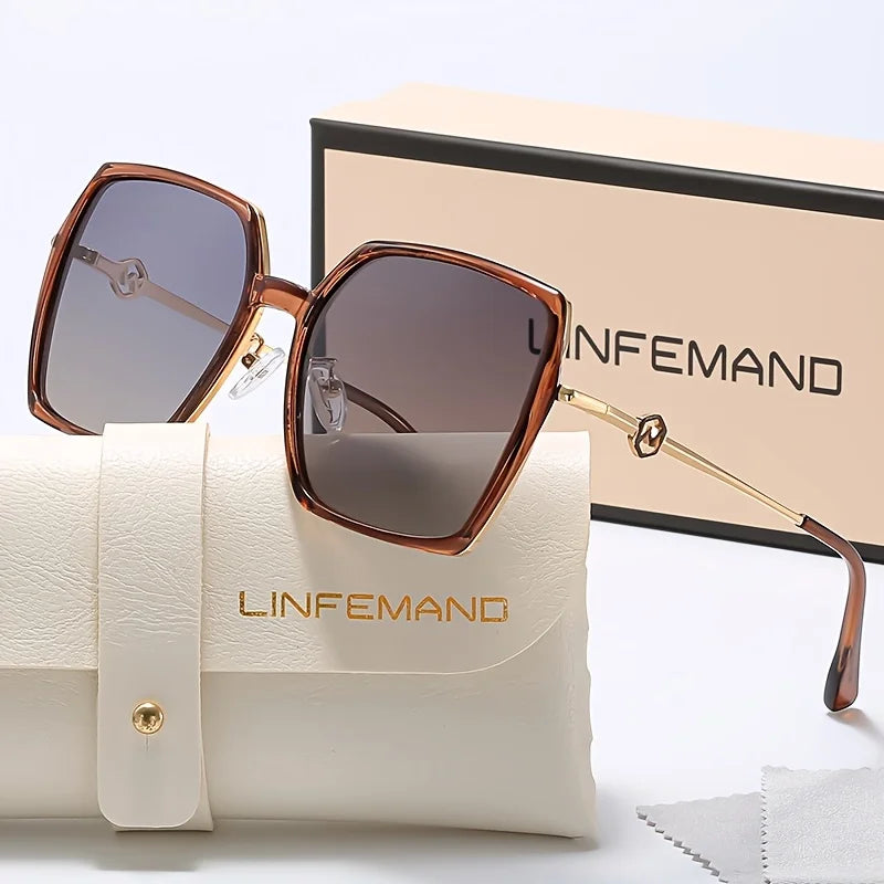 LINFEMAND SQUARE LIGHTNING SUNGLASSES - MF8263