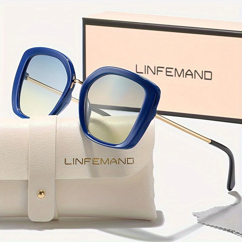 LINFEMAND RETRO CAT EYE COUPLE SUNGLASSES - LH3223