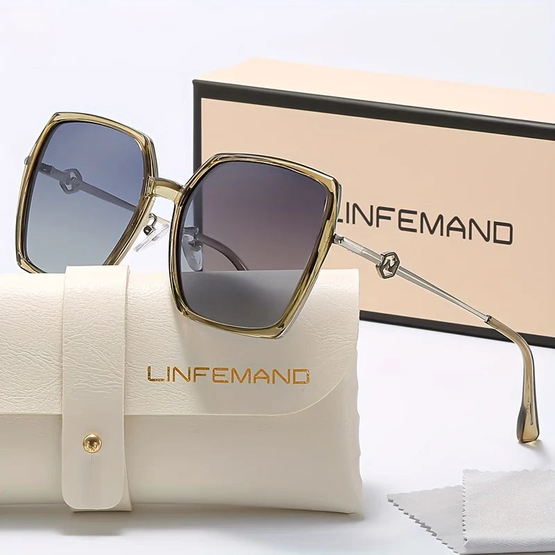 LINFEMAND SQUARE LIGHTNING SUNGLASSES - MF8263