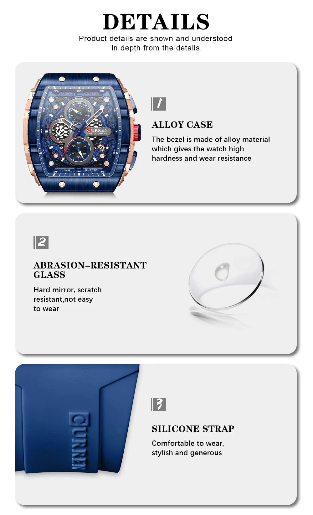 CURREN Top Brand Men's Watches