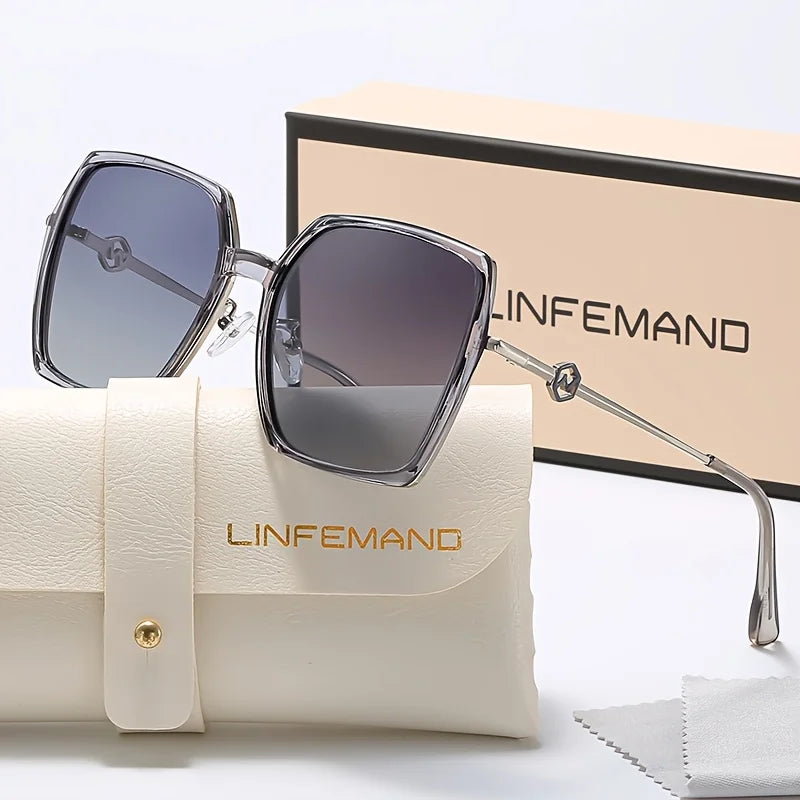 LINFEMAND SQUARE LIGHTNING SUNGLASSES - MF8263