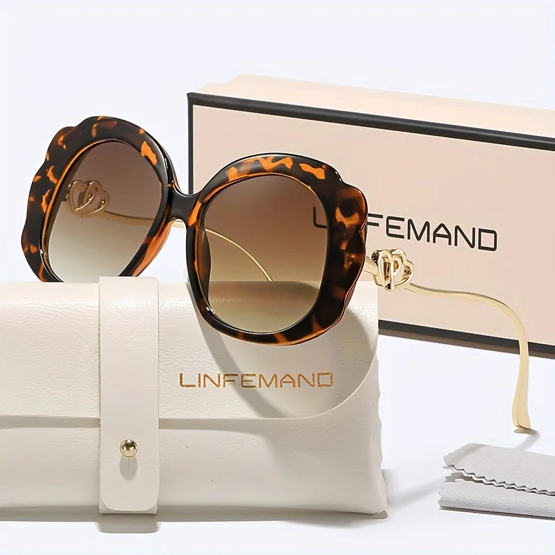 LINFEMAND LARGE BUTTERFLY UV400 SUNGLASSES -  NP3893502