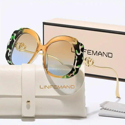 LINFEMAND LARGE BUTTERFLY UV400 SUNGLASSES -  NP3893502