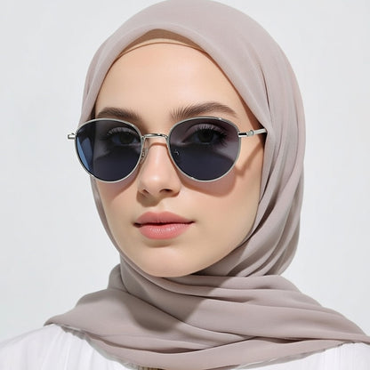 LINFEMAND CIRCULAR METAL SUNGLASSES - LH3256