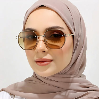 LINFEMAND WOMEN’S GEOMETRIC UV400 GLASSES