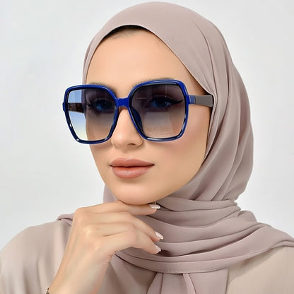 LINFEMAND POLYGON GRADIENT FESTIVAL SUNGLASSES - KF103026