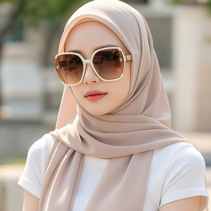 LINFEMAND OVERSIZED GRADIENT FASHION GLASSES